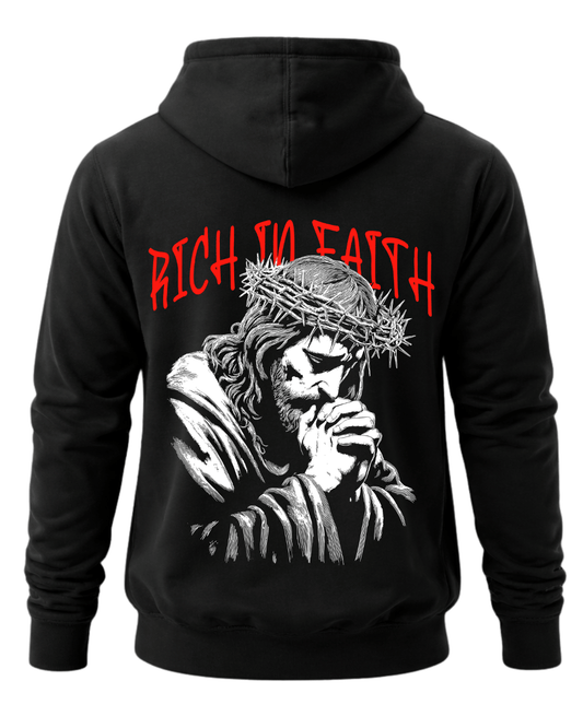 Rich In Faith - Jesus Pray T-Shirt