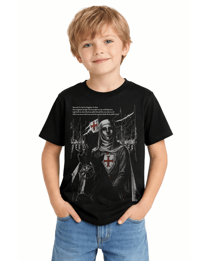 Retro Baldwin IV "The Leper King" The Crusader King and His Holy Army T-Shirt