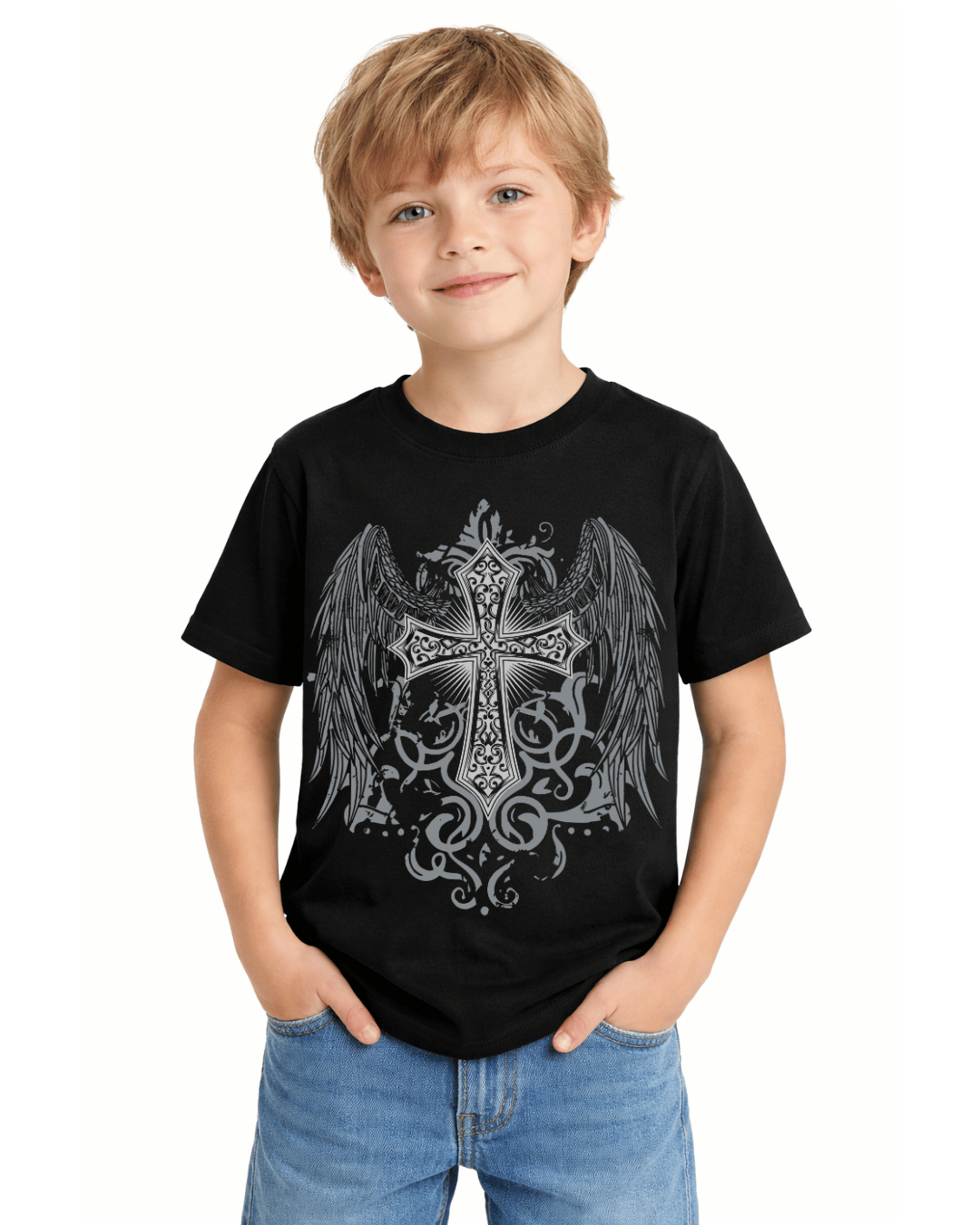 Cross And Wing Tshirt