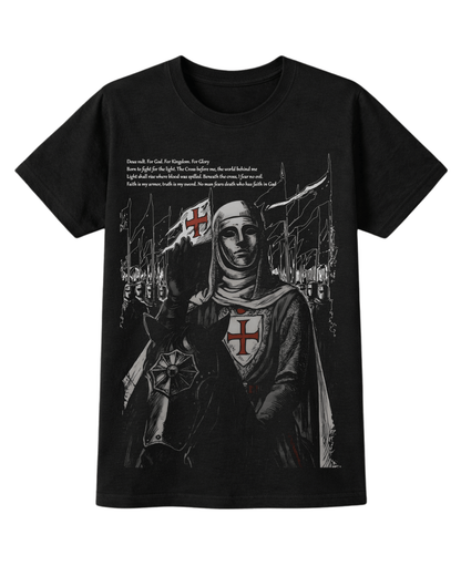 Retro Baldwin IV "The Leper King" The Crusader King and His Holy Army T-Shirt