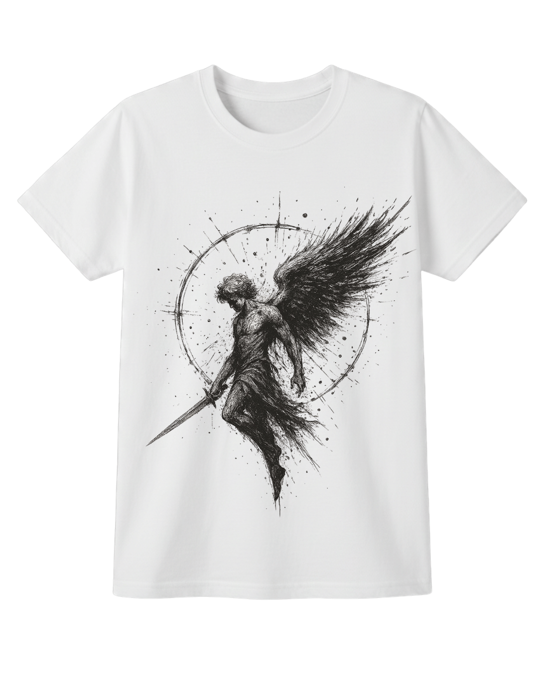 Archangel Michael – Flaming Sword Tee