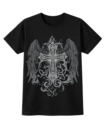 Cross And Wing Tshirt