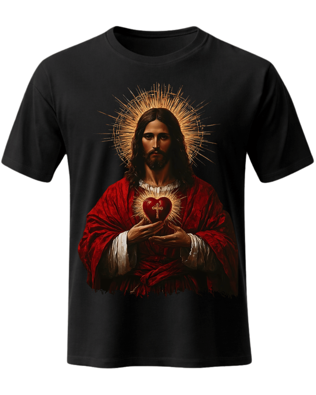 Jesus Sacred Heart Vintage Tee
