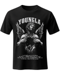 STREETBLOOD x Young LA Fallen Angel Winged Statue Graphic T-Shirt