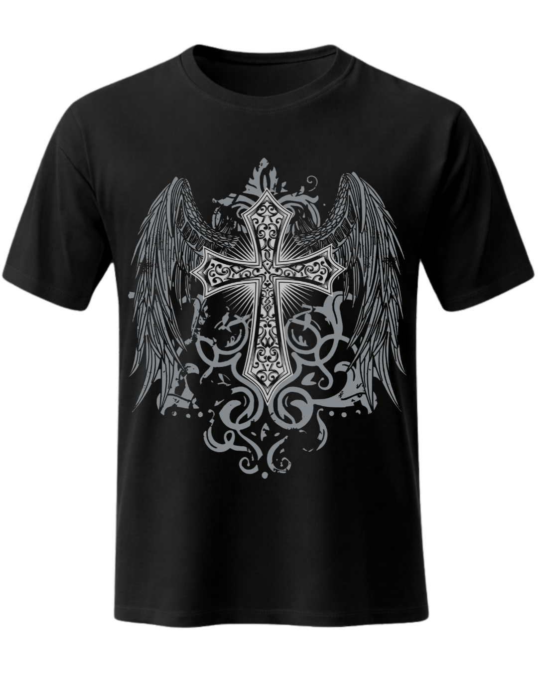 Cross And Wing Tshirt