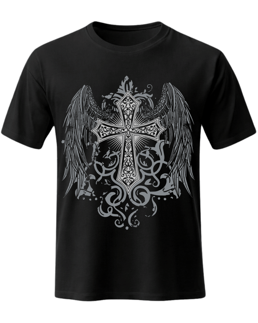 Cross And Wing Tshirt