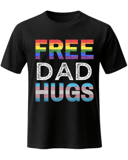 FREE DAD HUGS LGBTQ TEE