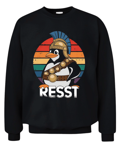 Retro Warrior Penguin Tee