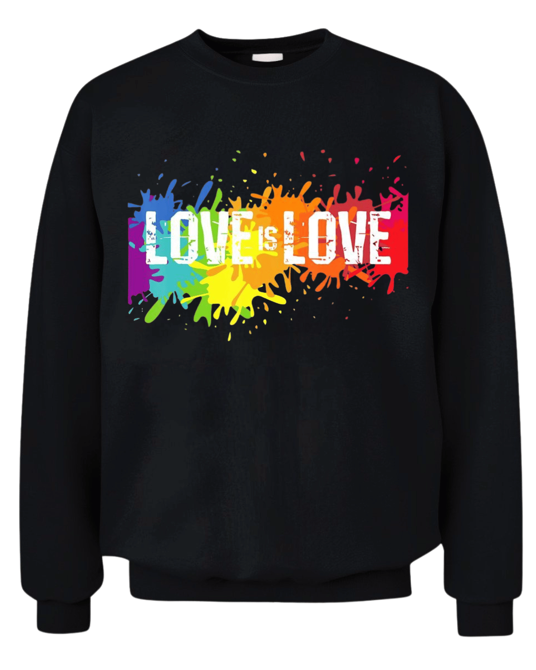 Love Is Love – Rainbow Splash Tee