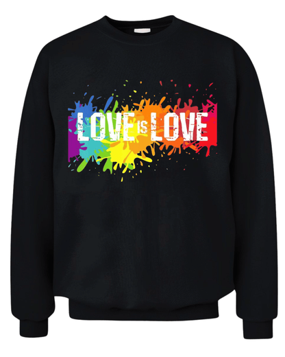 Love Is Love – Rainbow Splash Tee