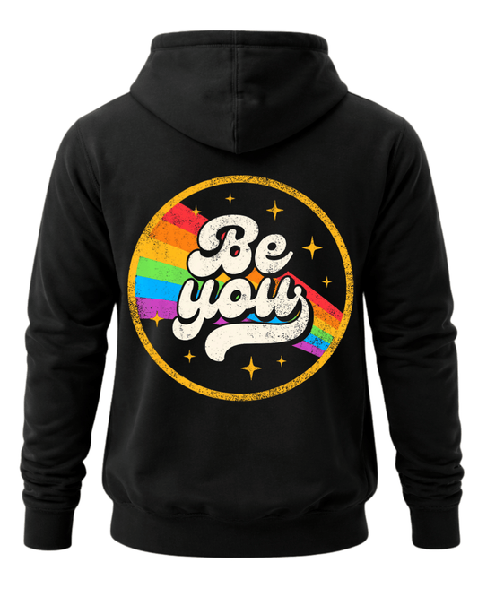 Be You – Retro Rainbow Pride Tee