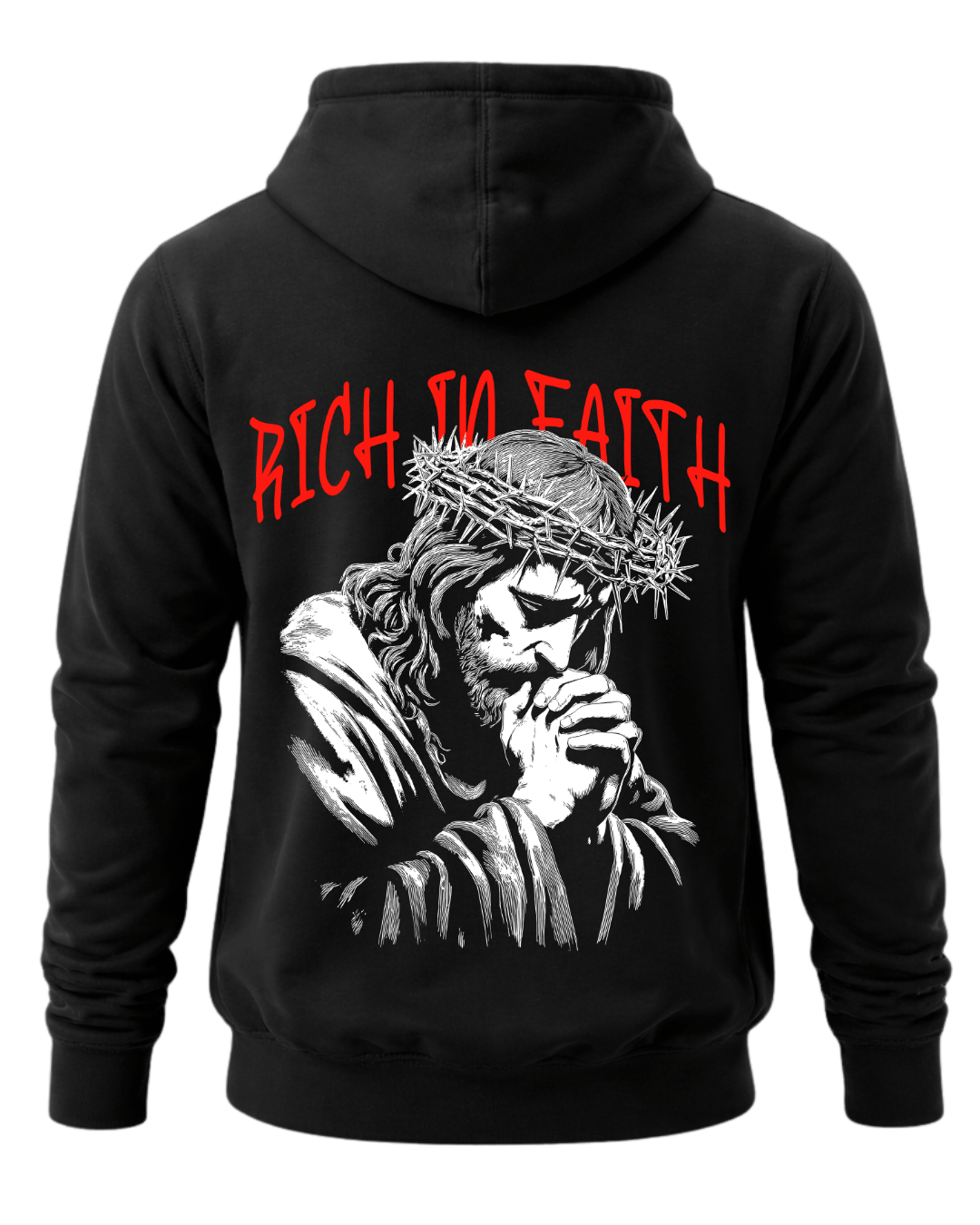 Rich In Faith - Jesus Pray T-Shirt