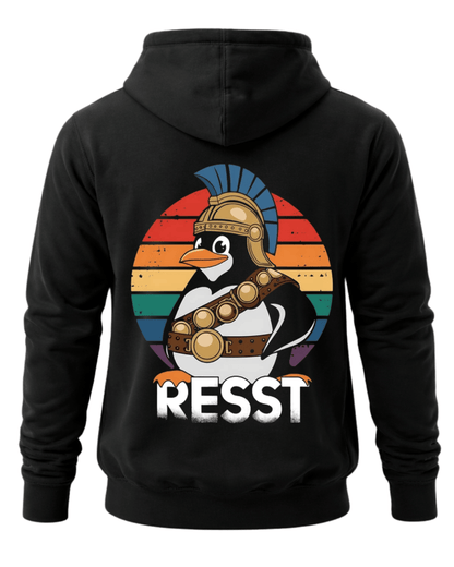 Retro Warrior Penguin Tee