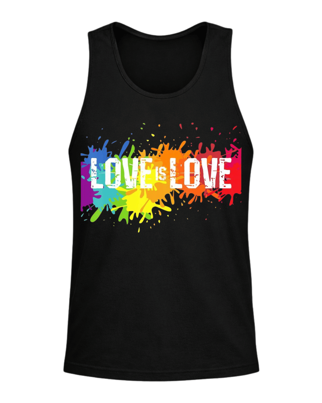 Love Is Love – Rainbow Splash Tee