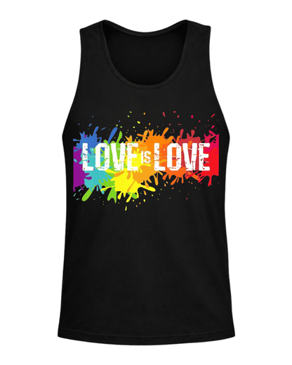 Love Is Love – Rainbow Splash Tee