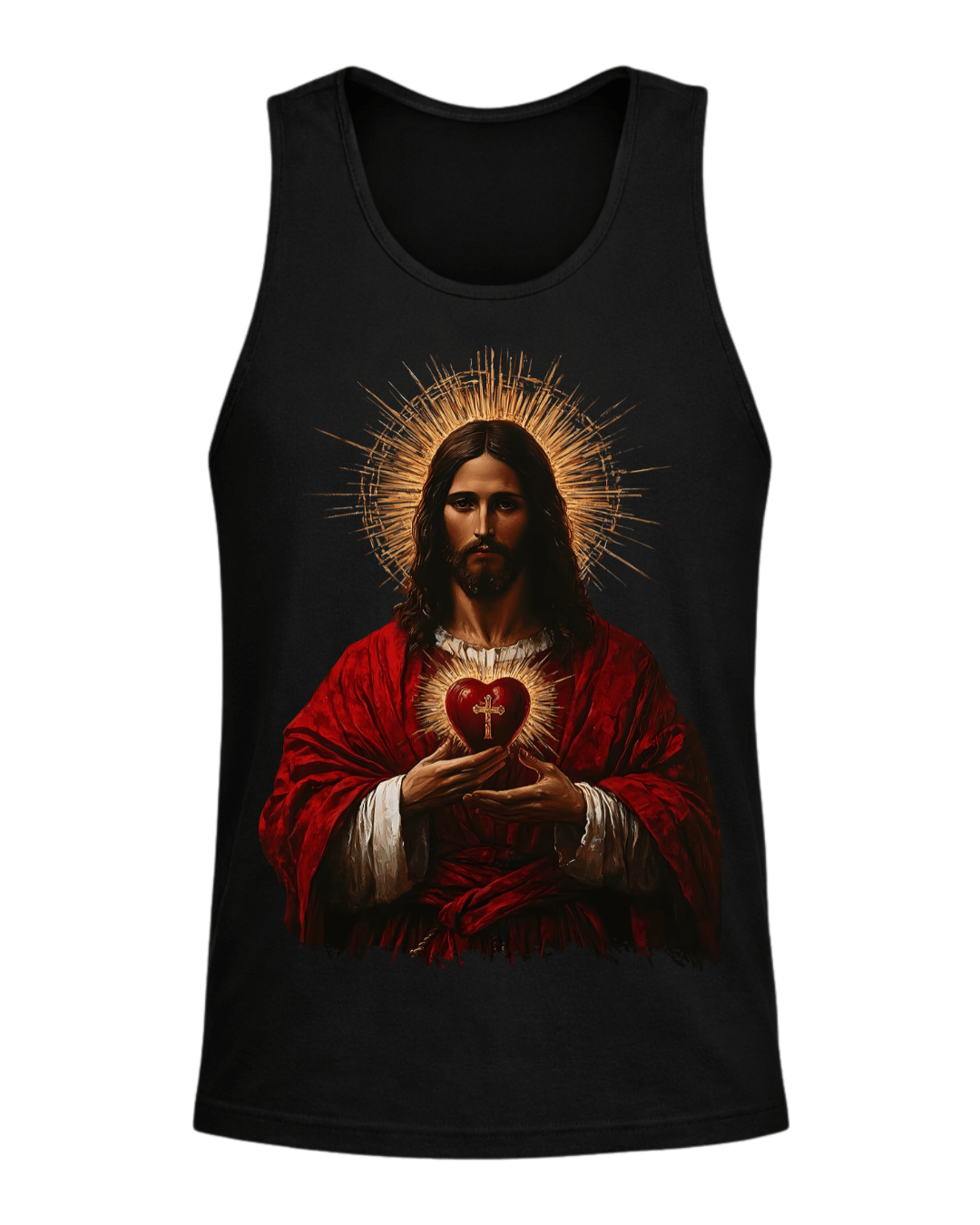 Jesus Sacred Heart Vintage Tee