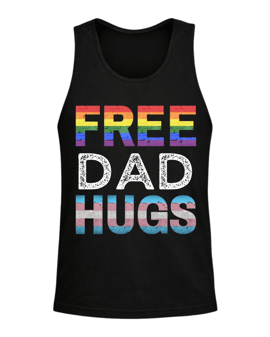 FREE DAD HUGS LGBTQ TEE