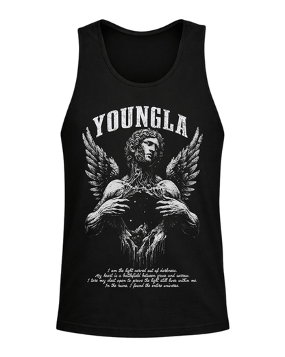 STREETBLOOD x Young LA Fallen Angel Winged Statue Graphic T-Shirt