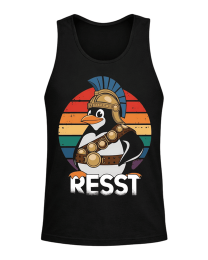 Retro Warrior Penguin Tee