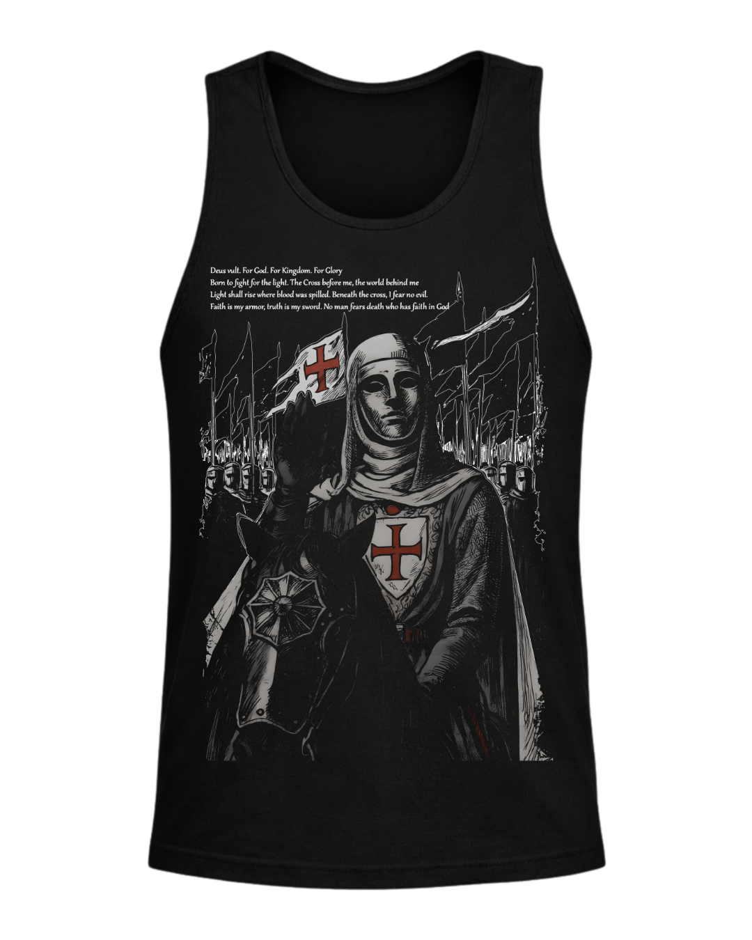 Retro Baldwin IV "The Leper King" The Crusader King and His Holy Army T-Shirt