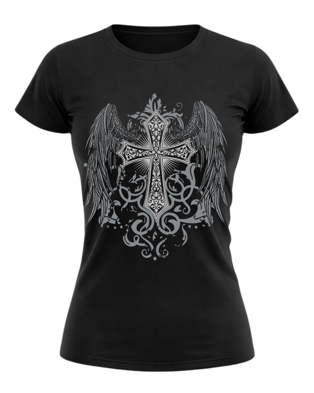 Cross And Wing Tshirt