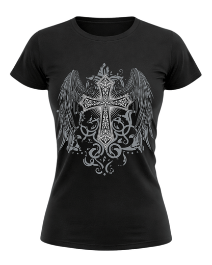 Cross And Wing Tshirt