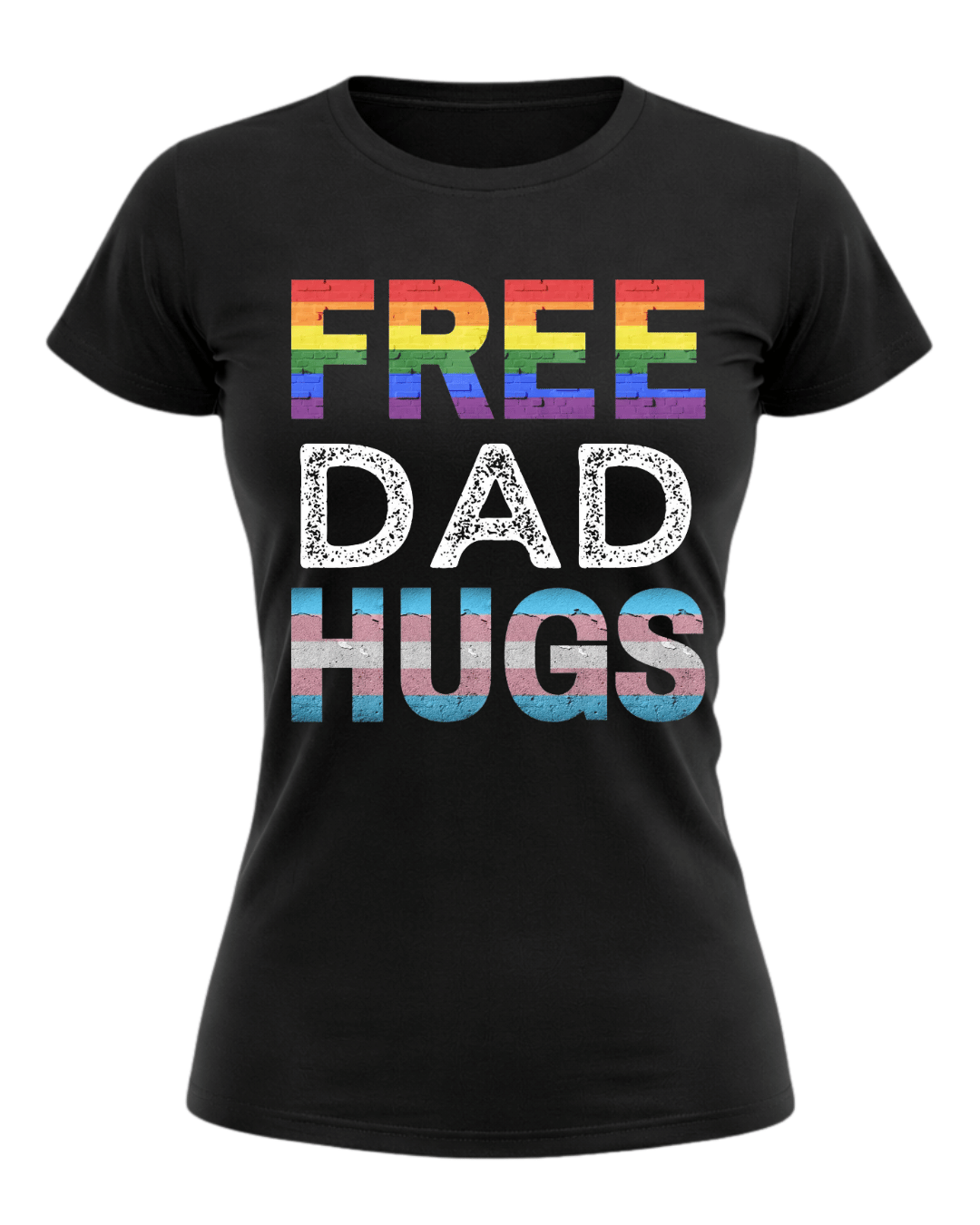 FREE DAD HUGS LGBTQ TEE